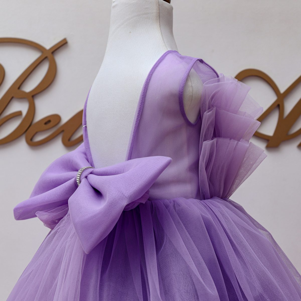 PURPLE SPECIAL PRICE DRESS Մանկական երեկոյան մանուշակագույն զգեստ BelleAnge.