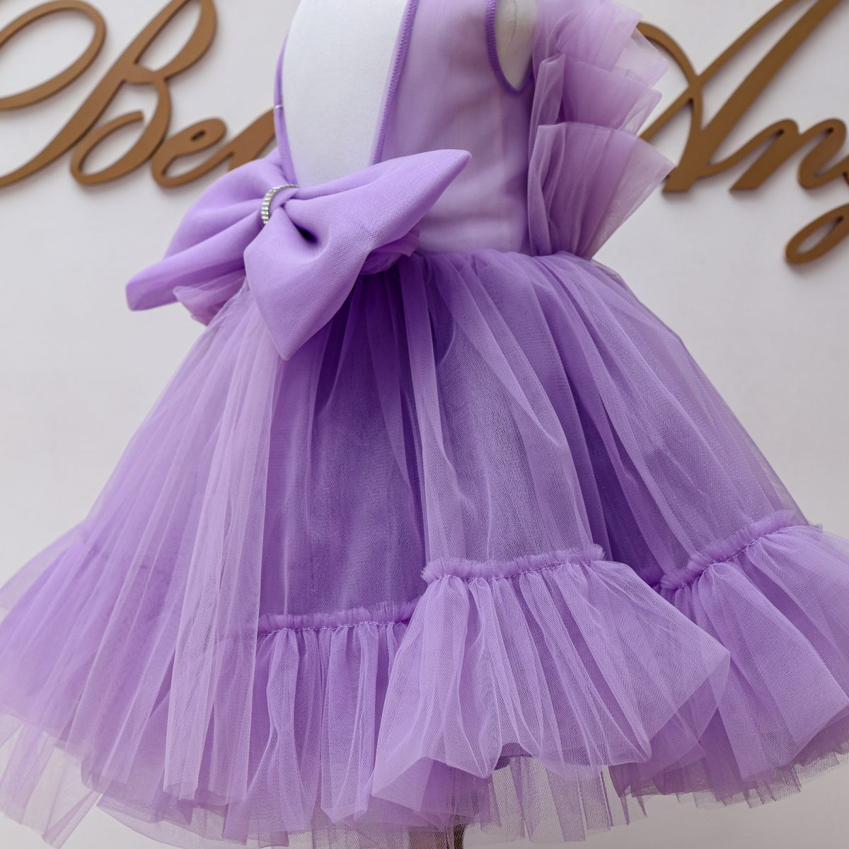 PURPLE SPECIAL PRICE DRESS Մանկական երեկոյան մանուշակագույն զգեստ BelleAnge.