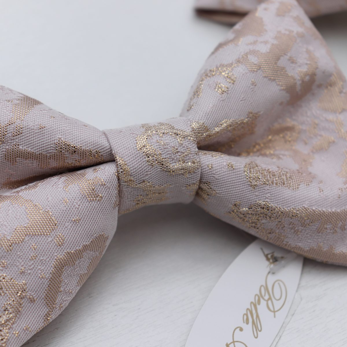 PEACH JACQUARD BOW HC Մանկական վարդագույն մազակալ բանտիկ mankakan vardaguyn bantik mazkal BelleAnge։