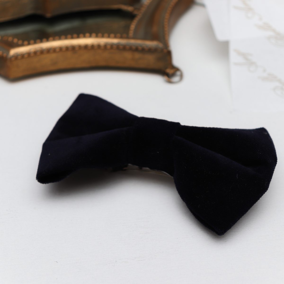 DARK BLUE BOW HB Մանկական գլխազարդ մուգ կապույտ, գլխազարդ BelleAnge: Mankakan glxazard mug kapuyt obadok, mankakan kapuyt abadokner